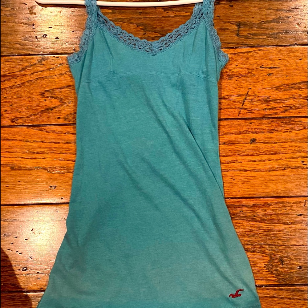 XS light blue Hollister tank top